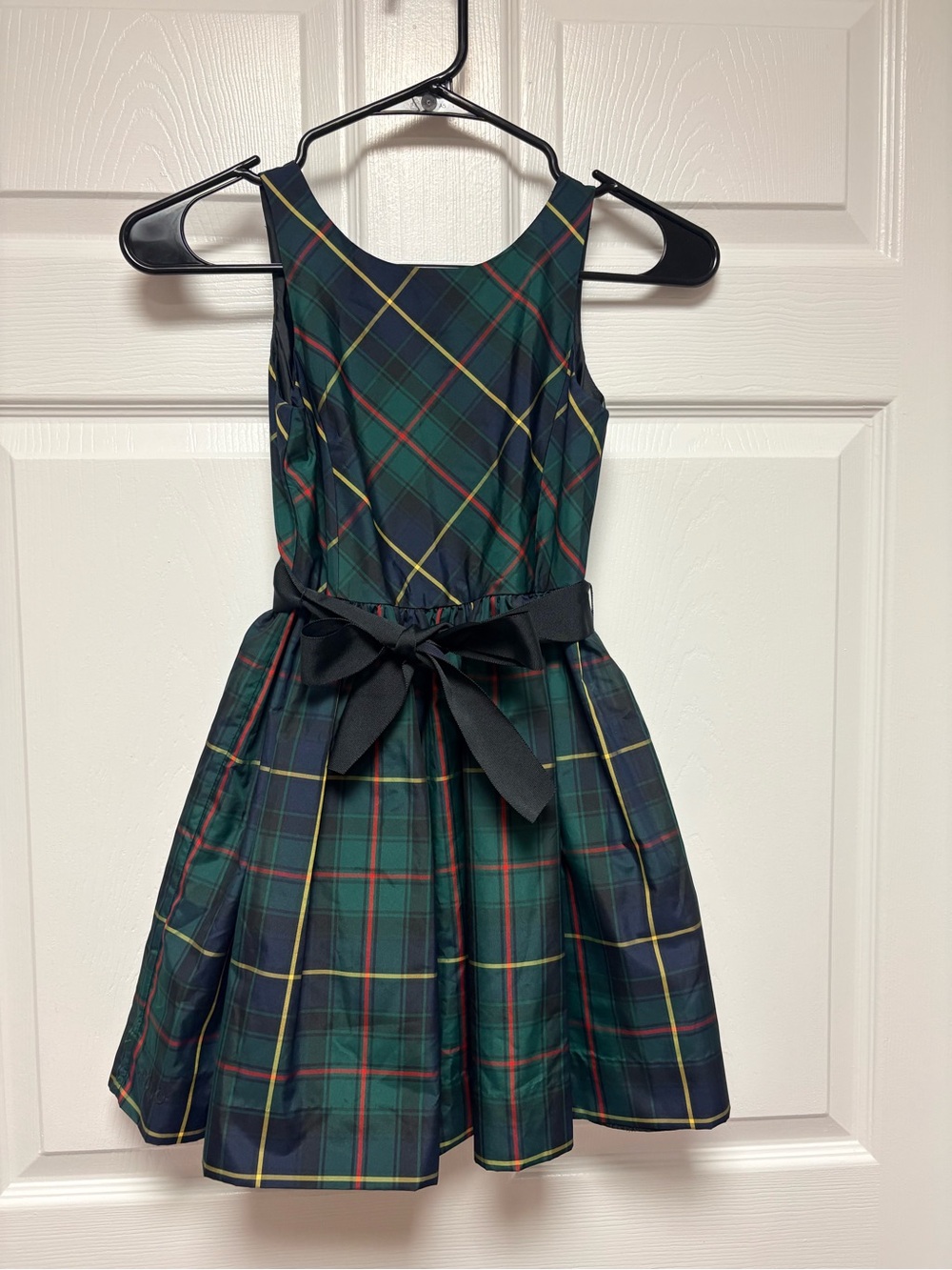 Polo Ralph Lauren Plaid Fit-and-Flare Holiday Dress